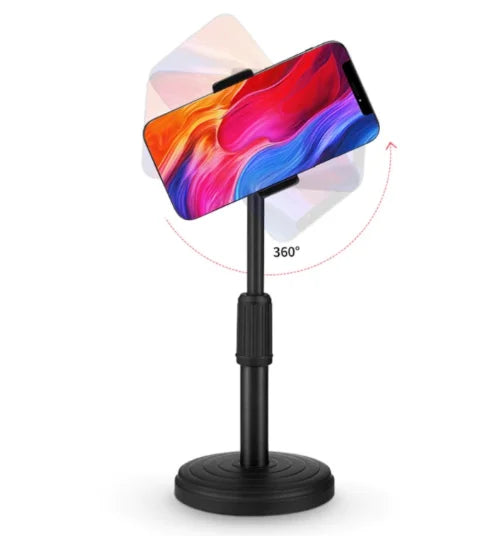 Suporte Para Celular Com Altura Ajustavel Angulo 360º